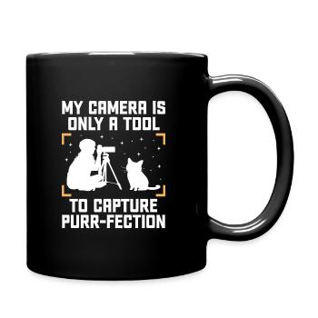 Chat Photographes Chat Amoureux Des Chats Photo - Mug uni - noir - Droite