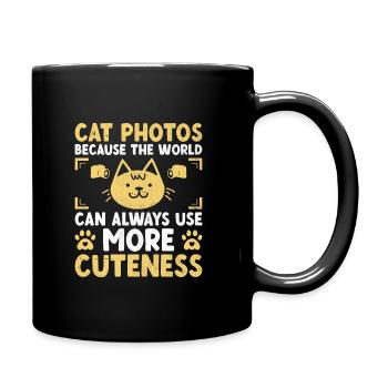 Chat Photographes Chat Amoureux Des Chats Photo - Mug uni - noir - Droite
