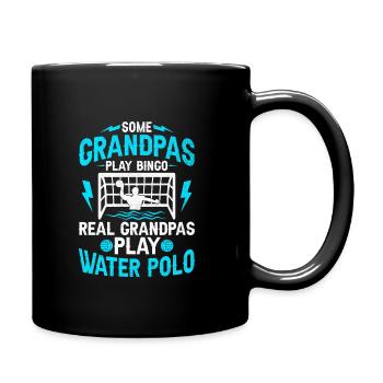 Some Grandpas Play Bingo Real Grandpas Play Water - Full Colour Mug - black - Right