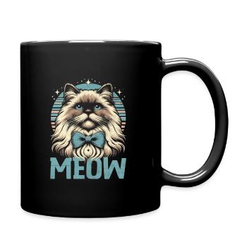 Miau Ragdoll Katze Liebhaber Ragdolls Katzen - Tasse einfarbig - Schwarz - Rechts