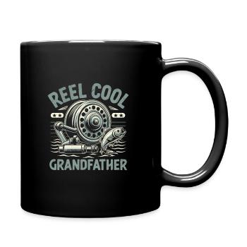 Moulinet Cool Grandfather Bass Pêche Pêcheur Fisherma - Mug uni - noir - Droite