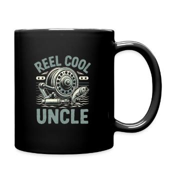 Moulinet Cool Uncle Fishing Angler Pêcheur Pêcheurs - Mug uni - noir - Droite
