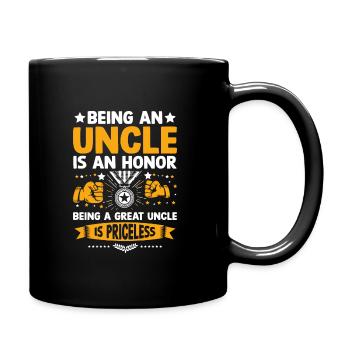 Being An Uncle Is An Honor Being A Great Uncle Is - Full Colour Mug - black - Right