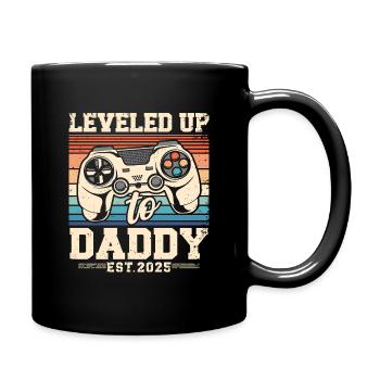 Promu papa en 2025 - Mug uni - noir - Droite