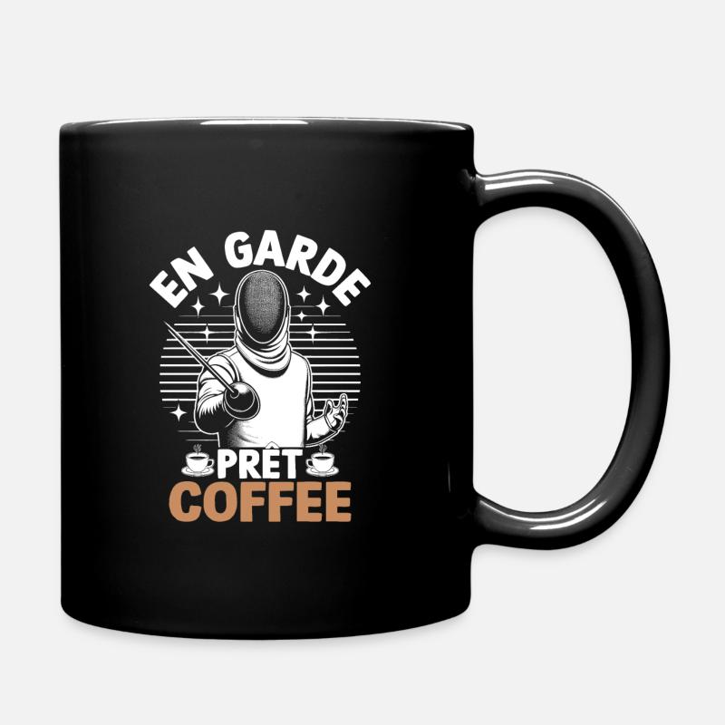 En Garde Fechter Fechter - Tasse einfarbig - Schwarz