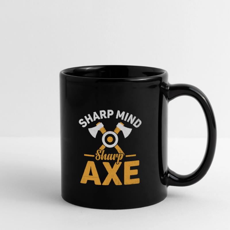 Sharp Mind Sharp Axe Throwing Hatchet Thrower Mug uni