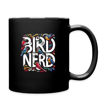 Bird Nerd Birdwatching Birder Birds Birdwatcher - Mug uni - noir - Droite