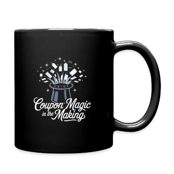 Coupon Magie Dans La Fabrication Couponer Shopper Économisez - Mug uni - noir - Droite