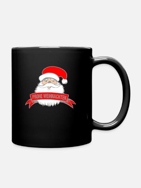 Weihnachten - Tasse einfarbig - Schwarz
