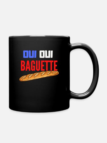 OUI OUI BAGUETTE FRENCH - Mug uni - noir