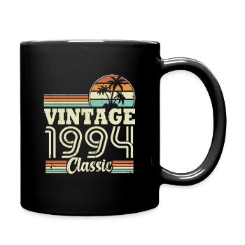 Vintage 1994 Classic, Cadeau D'anniversaire 29 Ans - Mug uni - noir - Droite