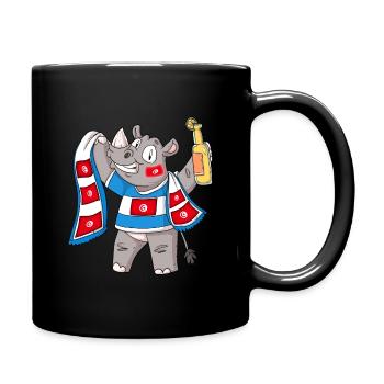Rhino Fan Tunisia - Full Colour Mug - black - Right