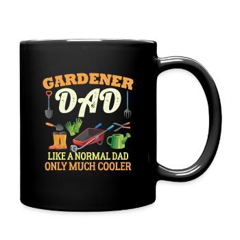 père jardinier comme un père normal seulement beaucoup - Mug uni - noir - Droite