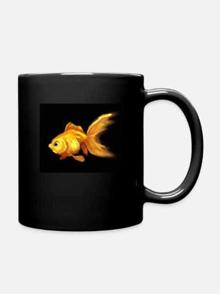 Goldfish - Full Colour Mug - black