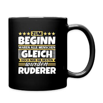 Zum Beginn gleich die besten wurden Ruderer - Tasse einfarbig - Schwarz - Rechts