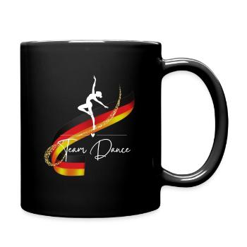 Dance, Team Dance, Tanzen verbindet, Geschenk - Tasse einfarbig - Schwarz - Rechts