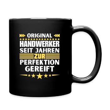 Craftsmen matured to perfection - Full Colour Mug - black - Right