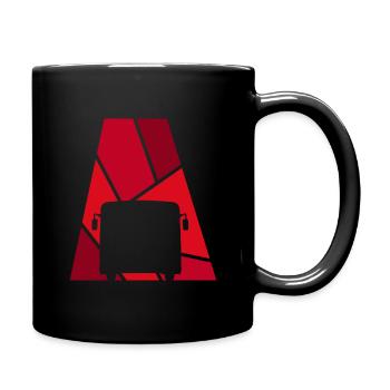 Busfahrer Busfahrer Transport - Tasse einfarbig - Schwarz - Rechts