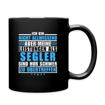 Unmatched performance as a sailor - Full Colour Mug - black - Right