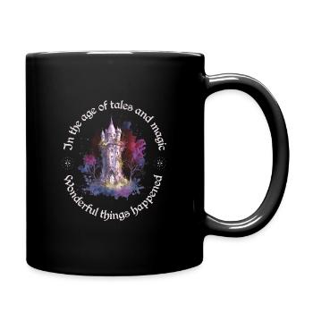 In the age of tales and magic - Full Colour Mug - black - Right