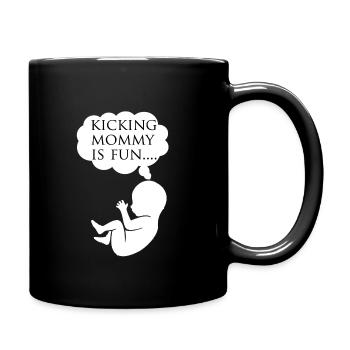 Drôle de T-shirt de grossesse & idée cadeau - Mug uni - noir - Droite