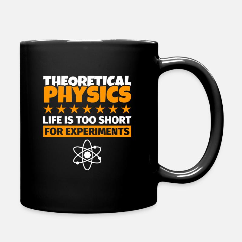 Theoretische-Physik lustig - Tasse einfarbig - Schwarz