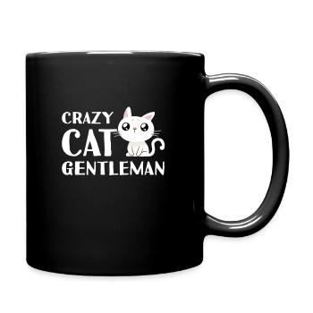 Crazy Cat Man Crazy Cat Gentleman - Mug uni - noir - Droite