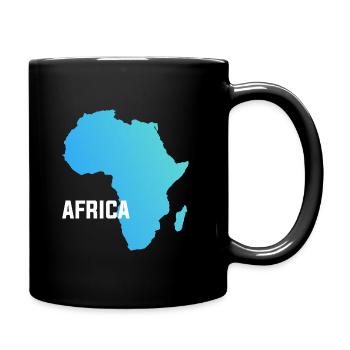 Africa - Tasse einfarbig - Schwarz - Rechts