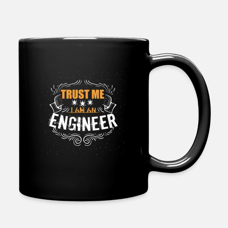 TRUST ME I AM AN ENGINEER - Mug uni - noir