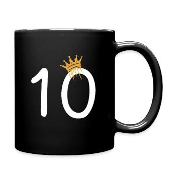 10 - Tasse einfarbig - Schwarz - Rechts