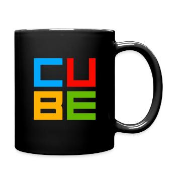 CUBE - Full Colour Mug - black - Right