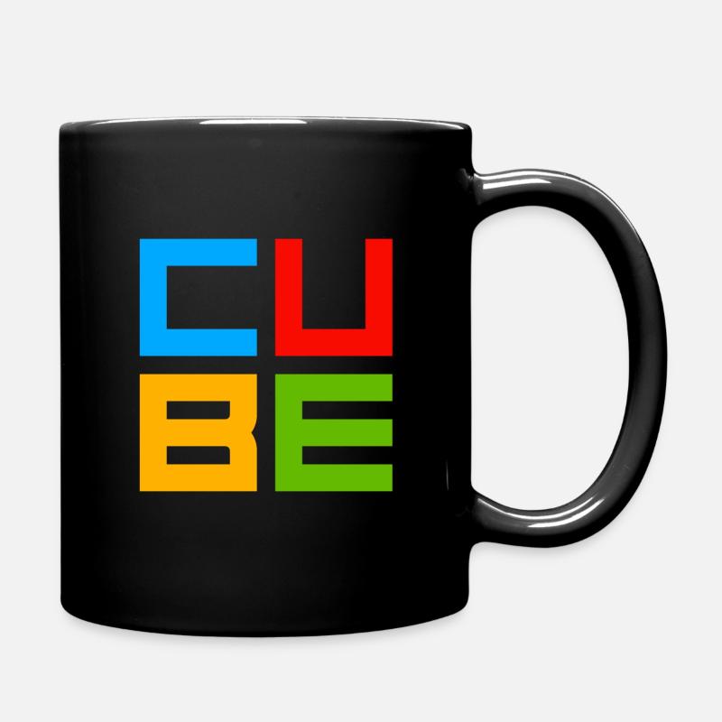 CUBE - Full Colour Mug - black