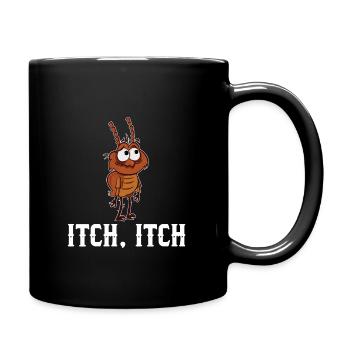 Flea Itch Itch - Full Colour Mug - black - Right