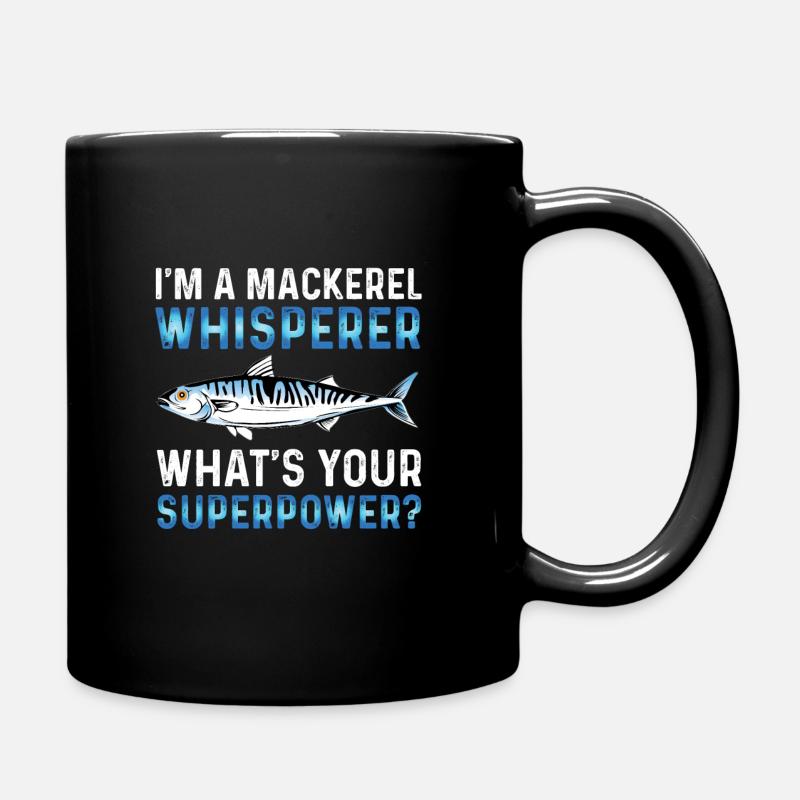 Makrele Flüsterer - Tasse einfarbig - Schwarz