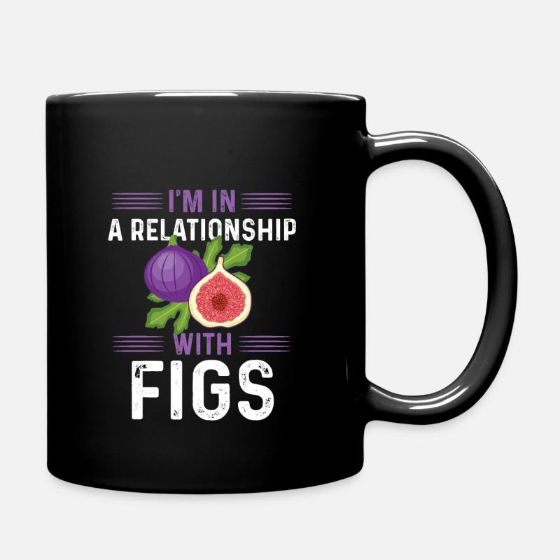 Cadeau figue - Mug uni - noir