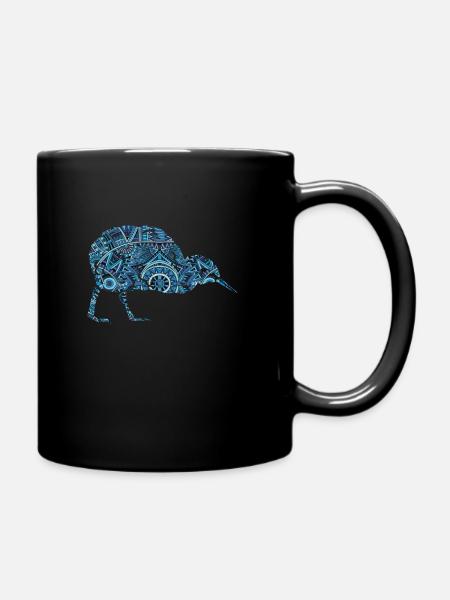 Kiwi Tribal Nouvelle-Zélande - Mug uni - noir