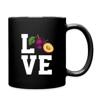 Dear plums - Full Colour Mug - black - Right