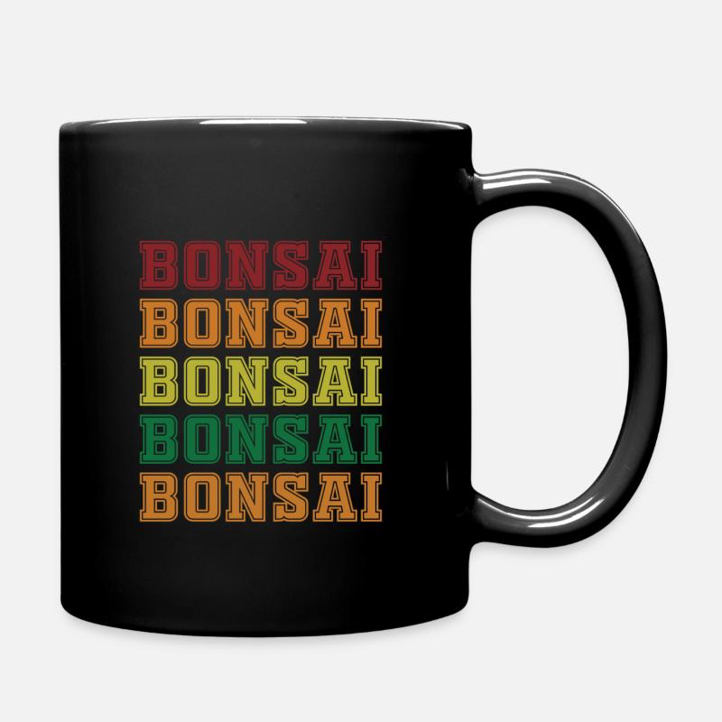 Bonsai - Tasse einfarbig - Schwarz