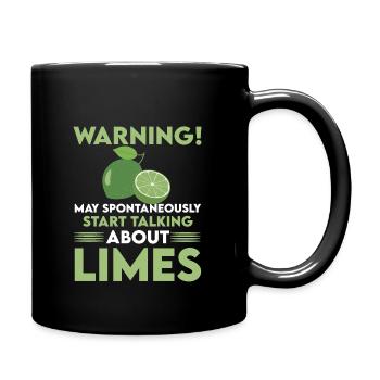 Lime lovers - Full Colour Mug - black - Right