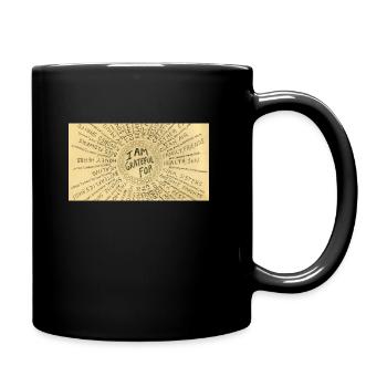 Dankbarkeit - Tasse einfarbig - Schwarz - Rechts