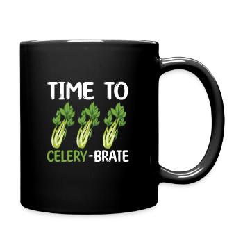 Celery Gift - Full Colour Mug - black - Right