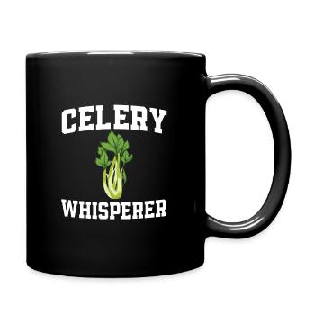 Celery Whisperer - Full Colour Mug - black - Right