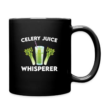 Celery Juice Whisperer - Full Colour Mug - black - Right
