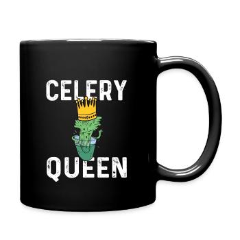 Celery Queen - Full Colour Mug - black - Right