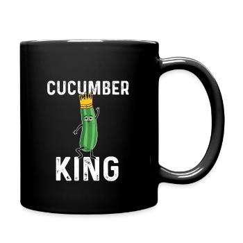 Cucumber King - Full Colour Mug - black - Right