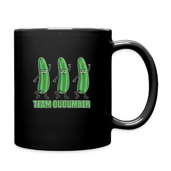 Team Cucumber - Full Colour Mug - black - Right
