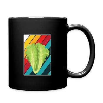 Lettuce - Full Colour Mug - black - Right