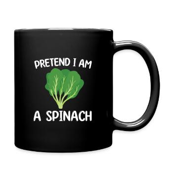 Spinach - Full Colour Mug - black - Right