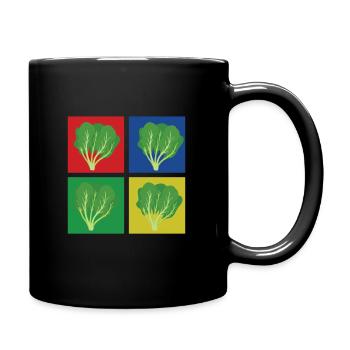 Spinach Shirt - Full Colour Mug - black - Right