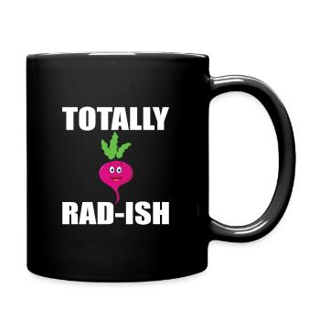 Totally Rad-Ish - Tasse einfarbig - Schwarz - Rechts